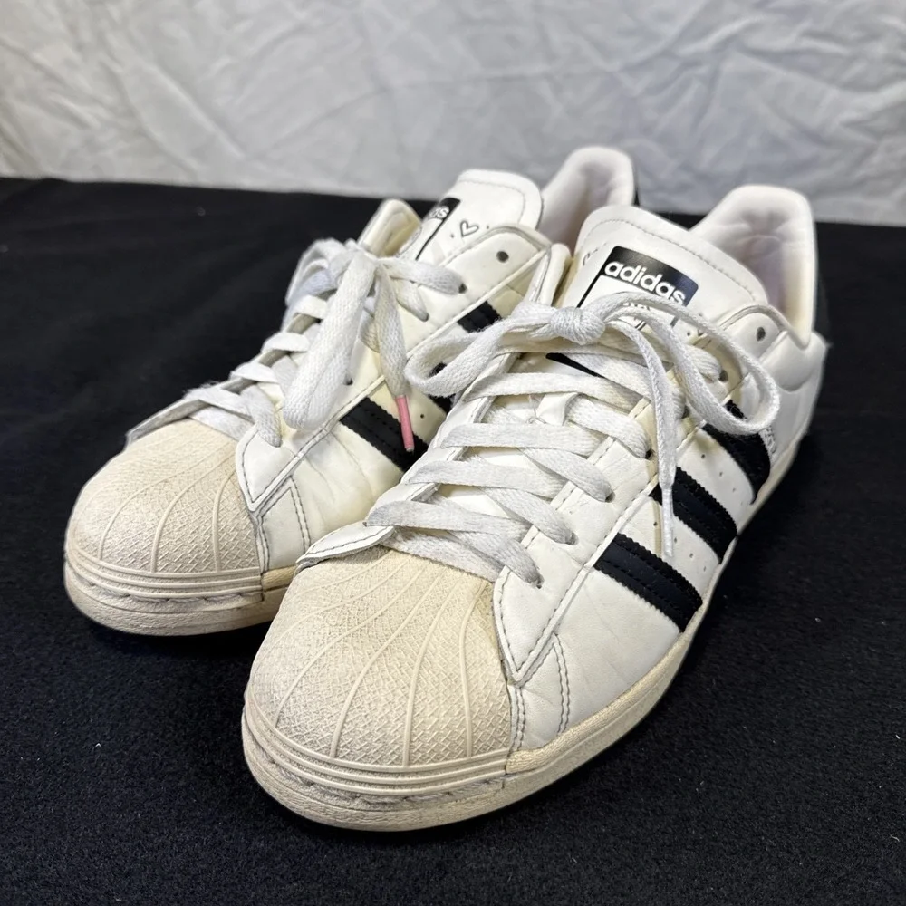 Adidas André Saraiva x Superstar Chalk White Black Size 9.5